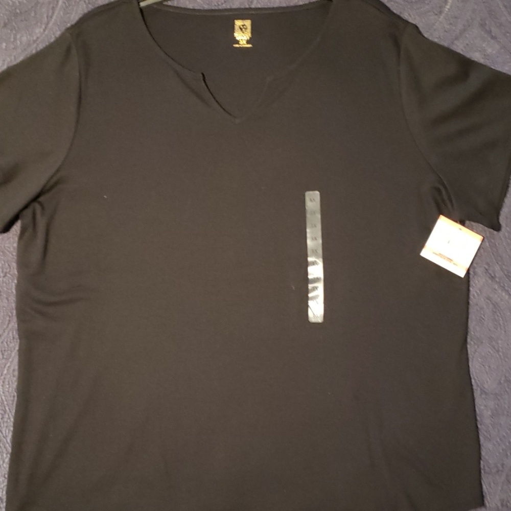 Anne Klein Sport Black Plus size tshirt